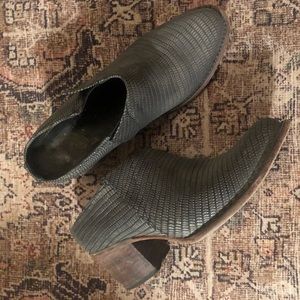 Freebird shae leather mule boot